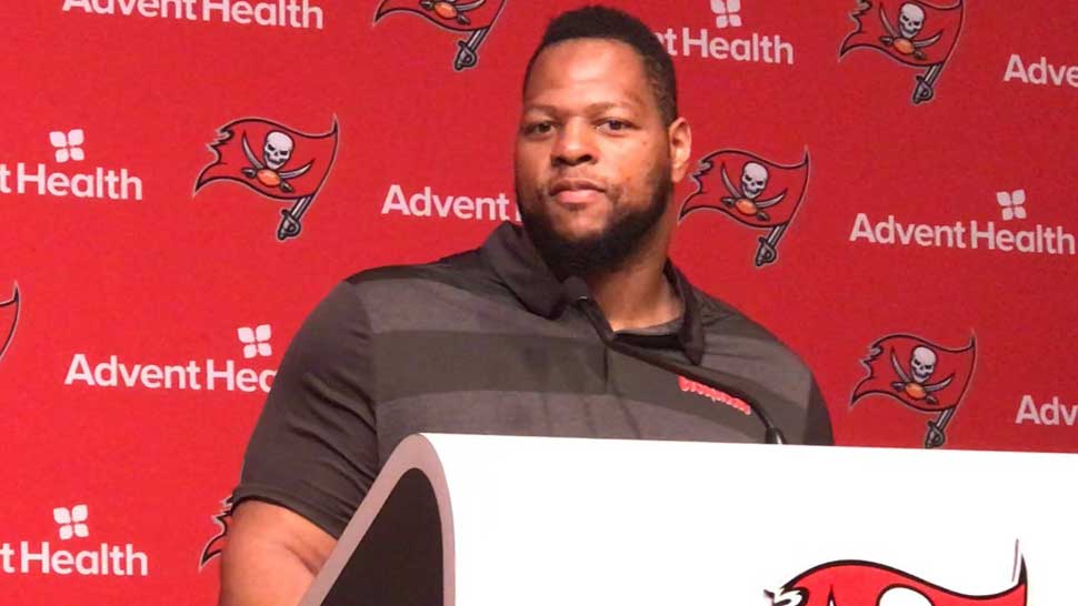 Ndamukong Suh wearing No. 93, just like Gerald McCoy