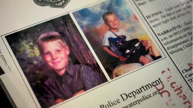 Eight-year-old Zachary Bernhardt was reported missing on September 11, 2000, from his bedroom at his Drew Street Apartment Complex. 