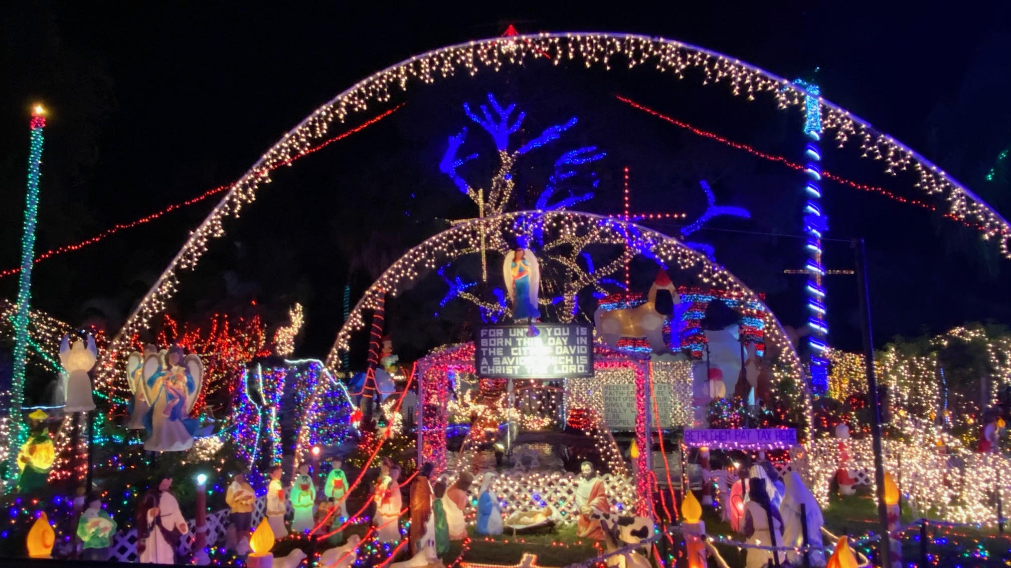 St. Petersburg, FL. USA; Members of the Rays Team wore Christmas